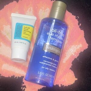 🌊🌊 Neutrogena Blue Eye Makeup Remover with COSRX Cleanser🌊🌊
